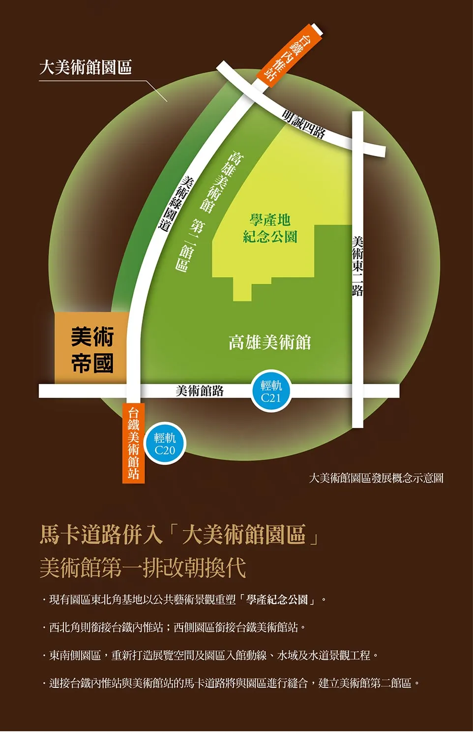 園區 景觀 守信 號委 條生 水域 重塑 學產 藝術 語下 出有 動線 空間 展覽 入館 紀念 水道 基地 打造 交趾